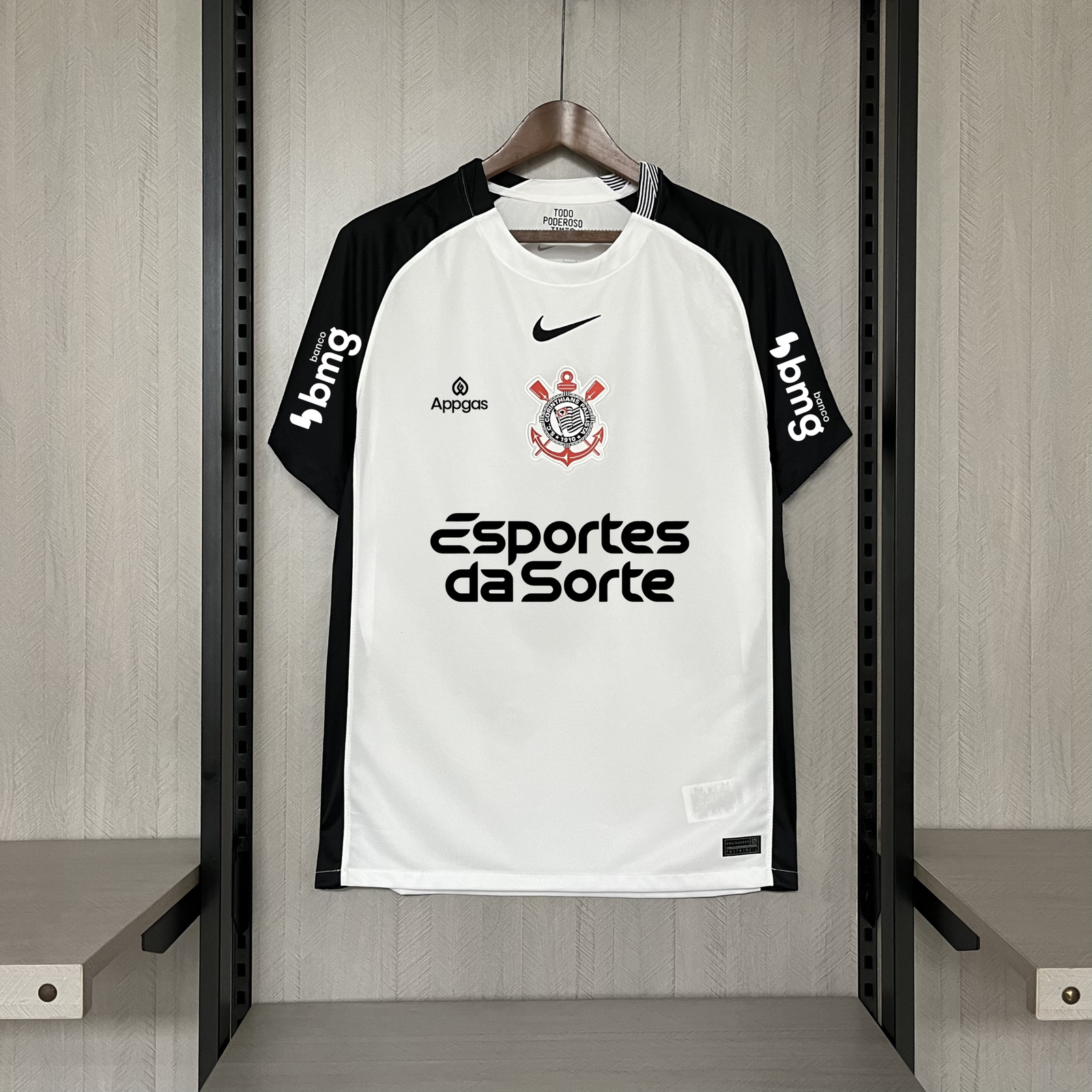 017adf03 Camisa Corinthians Home Masculina 2025-26 - Imagem 1