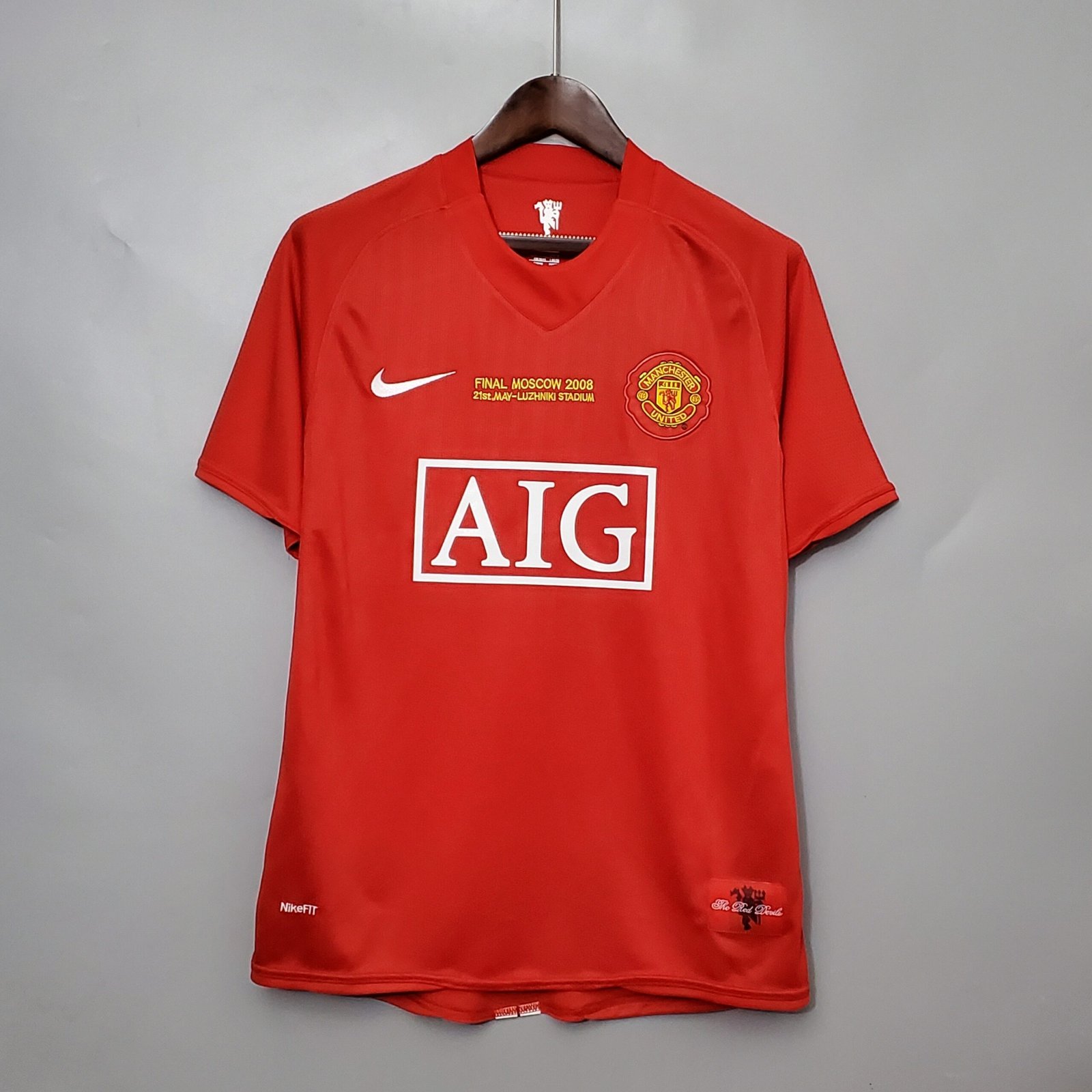 11936fe6 Camisa Manchester United Home 2007-2008 - Imagem 1