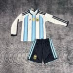 Kit Infantil Argentina Home 2026 Manga Longa