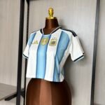 Camisa Cropped Argentina Home Feminina 2026 - Imagem 4