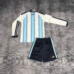 Kit Infantil Argentina Home 2026 Manga Longa - Imagem 2