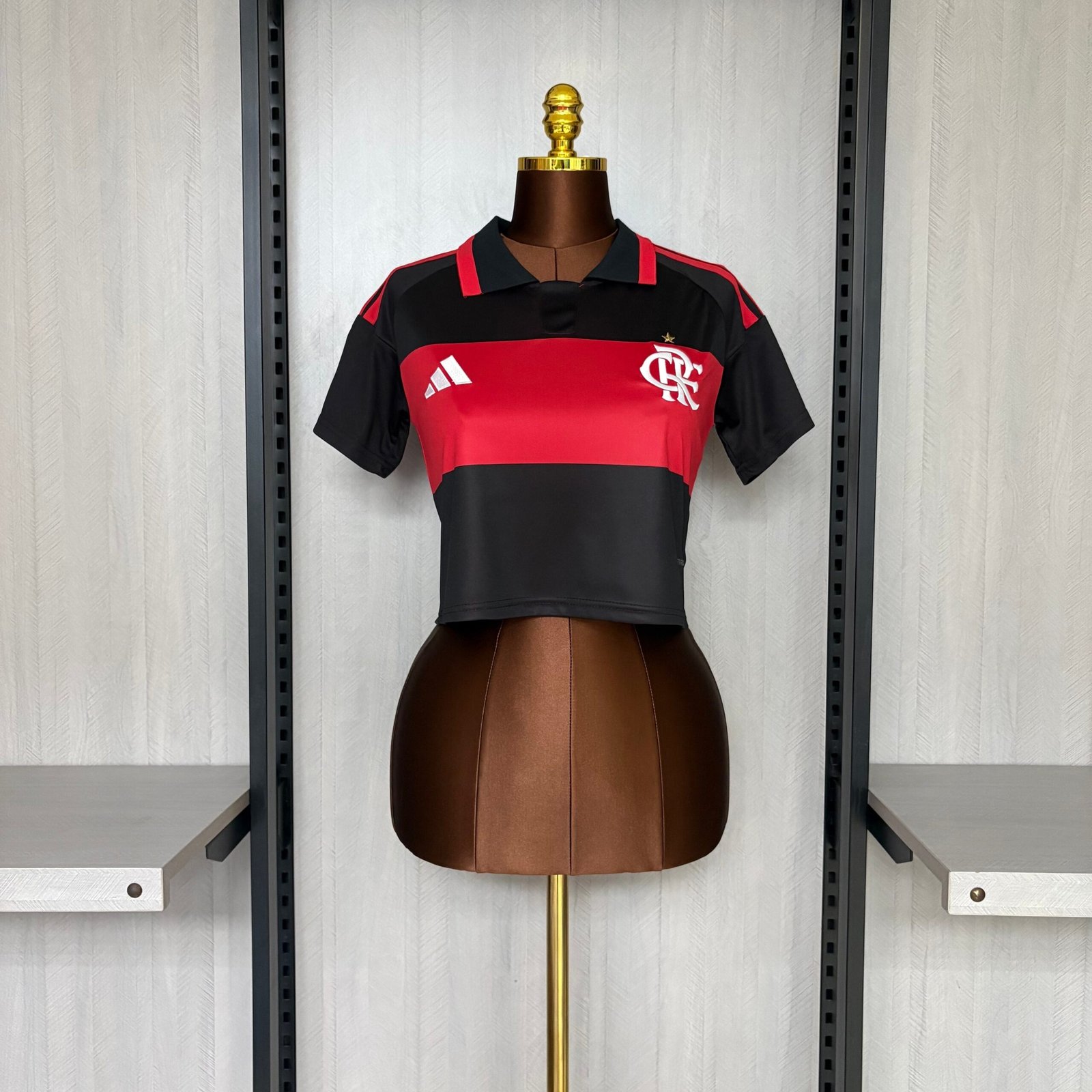 24dff80d Camisa Cropped Flamengo Home Feminina 2026-27 - Imagem 1