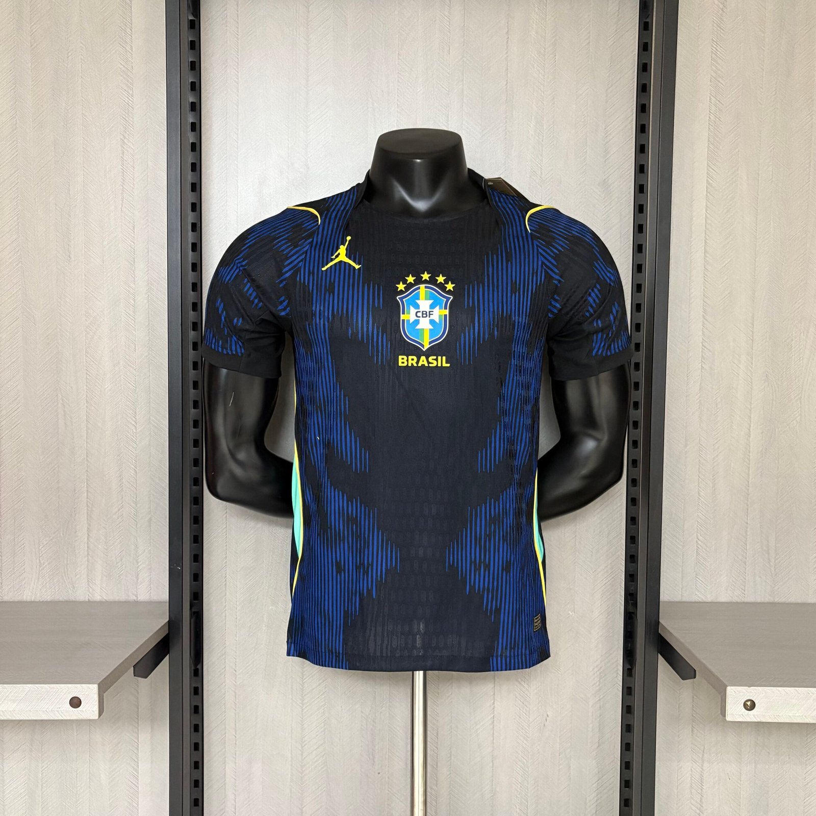 896c9dc3 Camisa Brasil Away Masculina 2026-27 Versão Jogador - Imagem 1