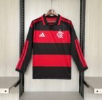 Camisa Flamengo Home Masculina 2026-27 Manga Longa