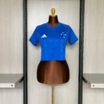 Camisa Cropped Cruzeiro Home Feminina 2026-27