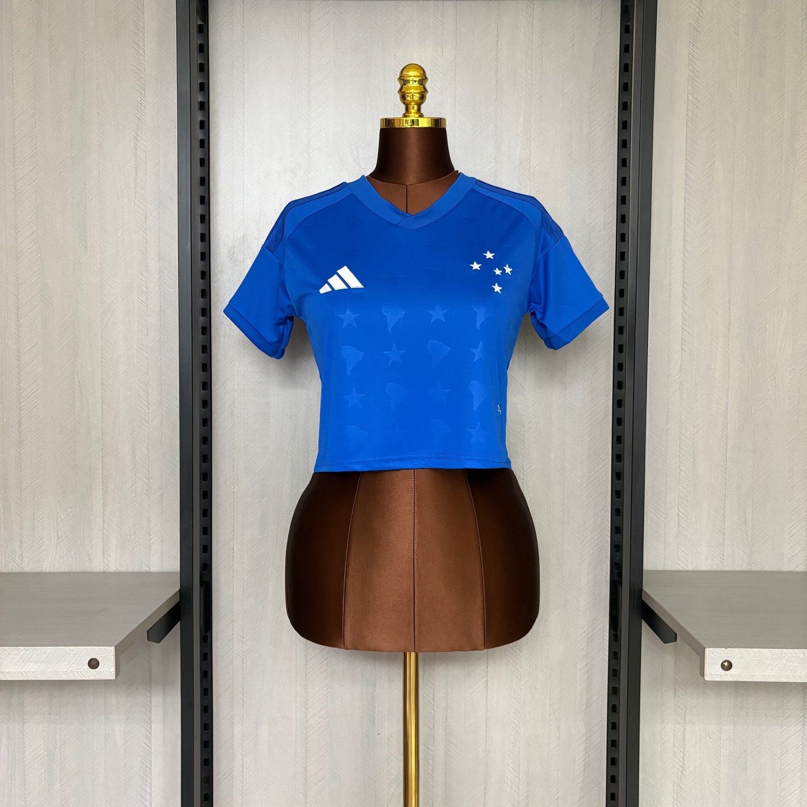 ad519aa4 Camisa Cropped Cruzeiro Home Feminina 2026-27 - Imagem 1