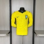 Camisa Brasil Home Masculina 2026-27 Manga Longa