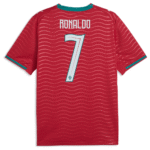 Camisa Portugal Home Masculina 2026-27 Ronaldo #7 - Imagem 2