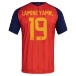 Camisa Espanha Home Masculina 2026-27 Lamine Yamal #19 - Imagem 2